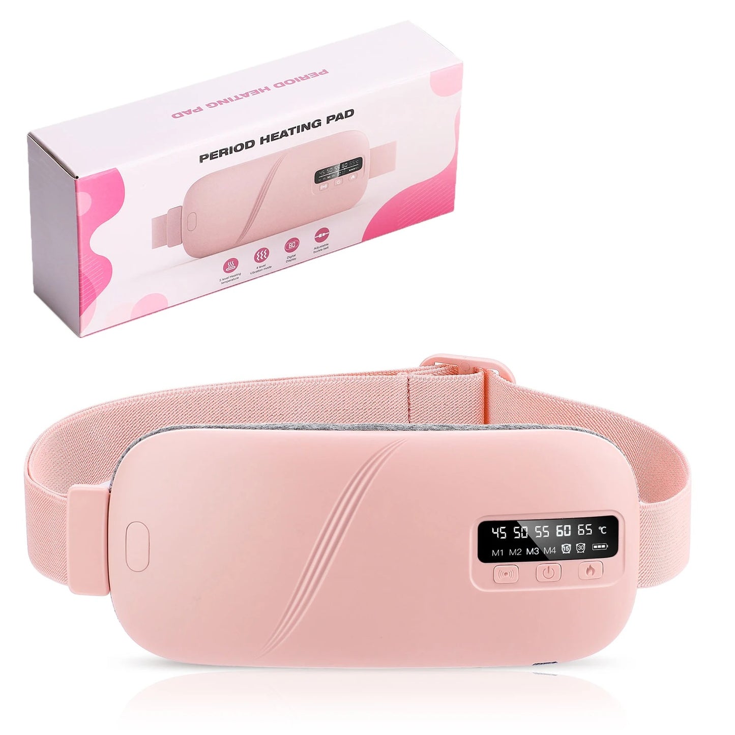 Lunabelt™ – Cordless Heating & Massage Belt for Menstrual Relief