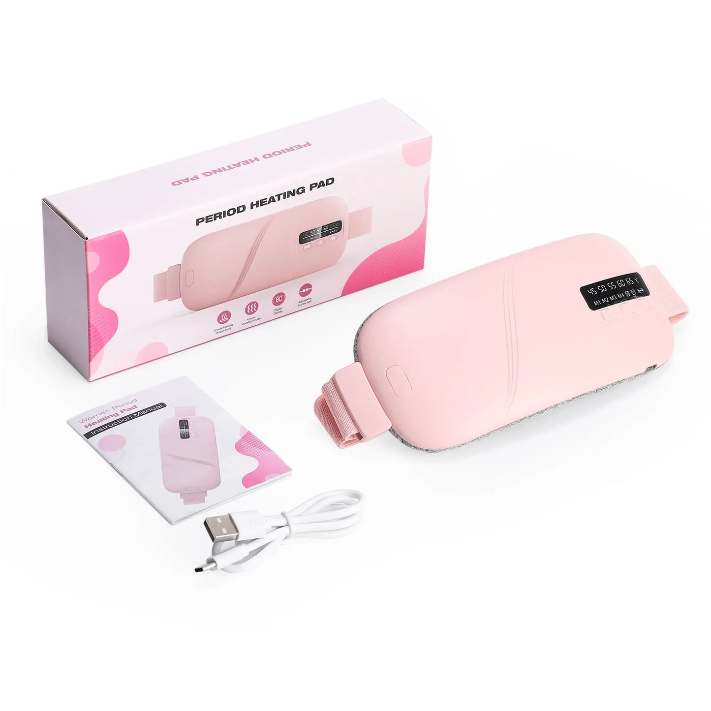 Lunabelt™ – Cordless Heating & Massage Belt for Menstrual Relief